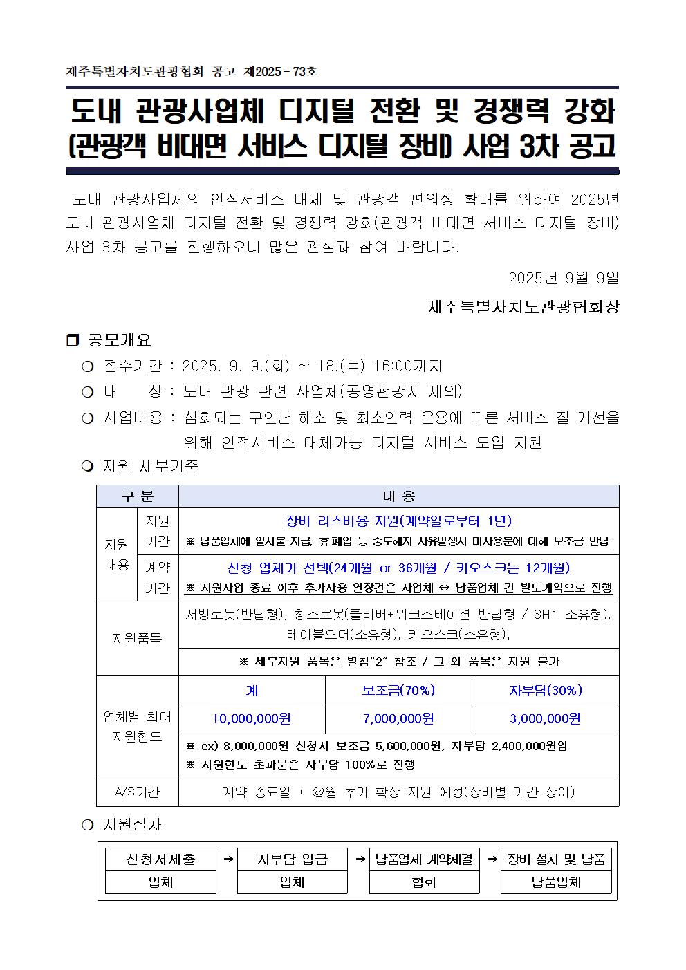 (공고문) 도내 관광사업체 디지털 전환 및 경쟁력 강화(관광객 비대면 서비스 디지털 장비 3차) 사업001.jpg